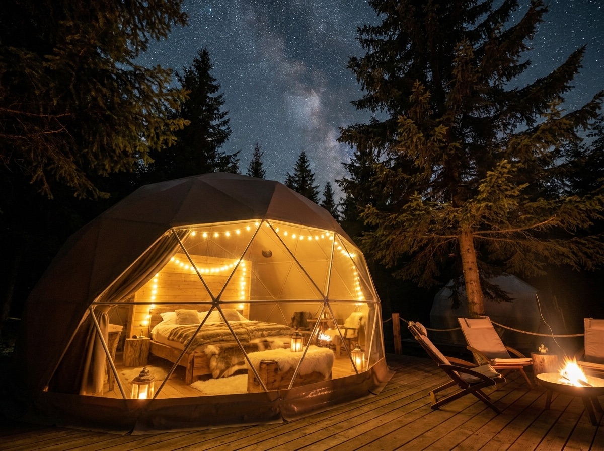 Glamping a netradičné